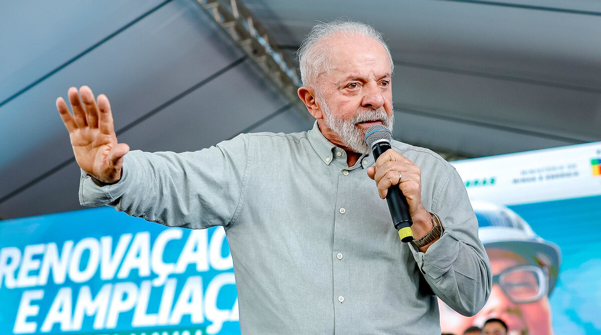 Presidente Lula durante evento do governo federal