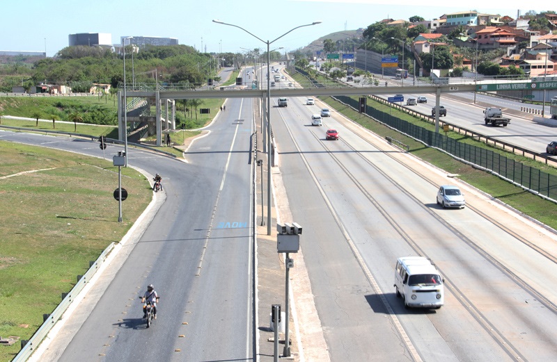 Trecho na MG-10 na Região Metropolitana de Belo Horizonte