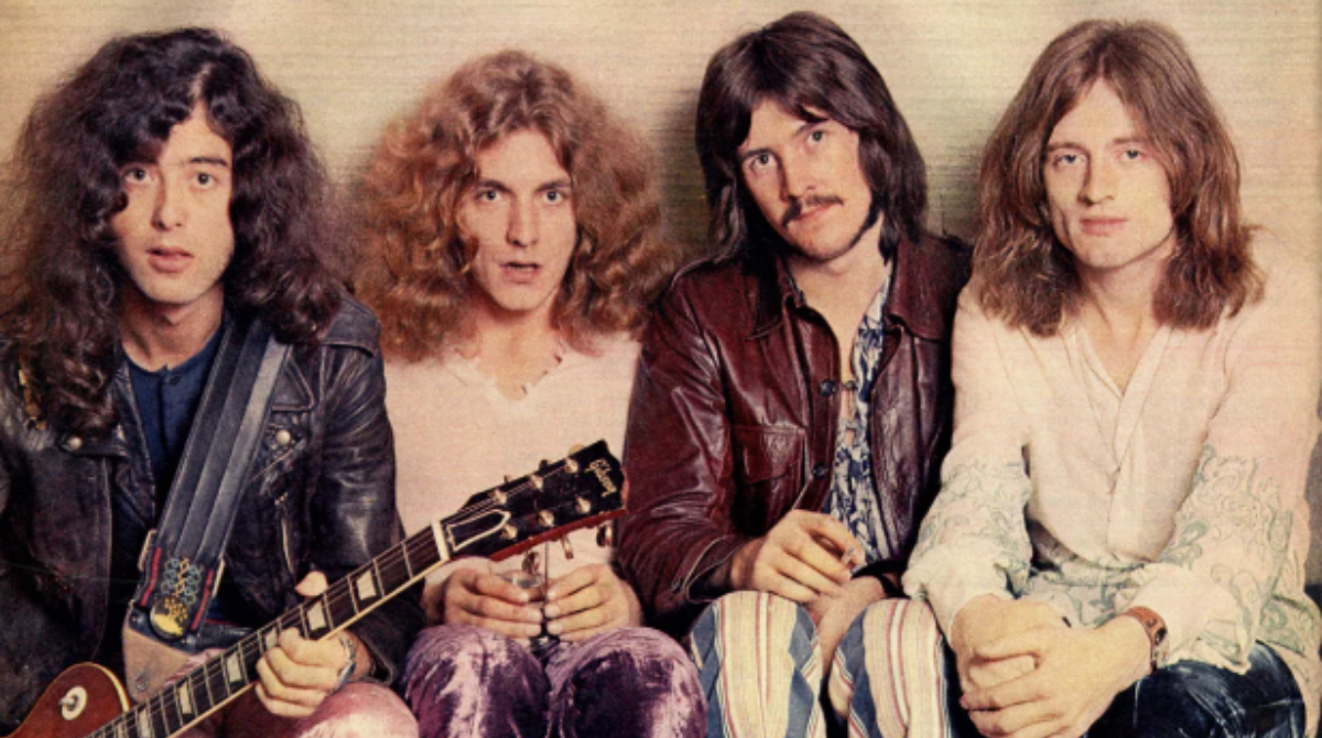 Banda inglesa Led Zeppelin nos anos 1970