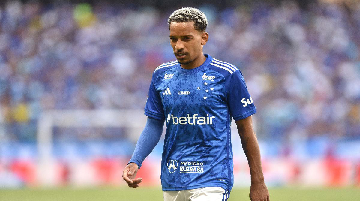 Matheus Pereira em ação pelo Cruzeiro