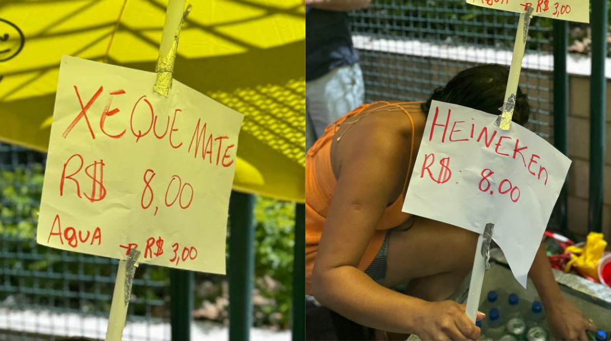 Bebidas são vendidas por metade do preço por ambulantes em BH