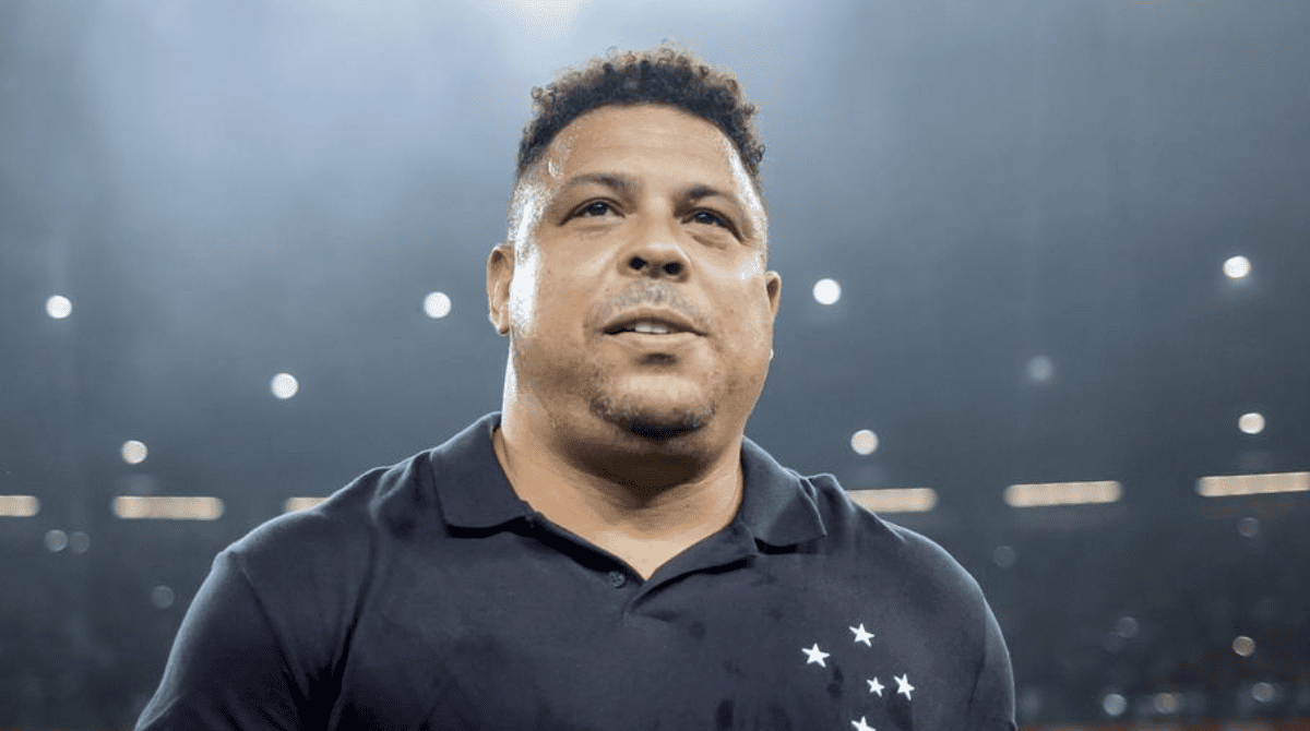 Empresário Ronaldo Nazário durante jogo no Mineirão