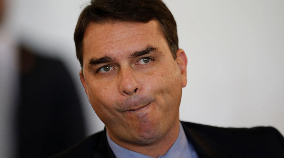 O senador Flávio Bolsonaro