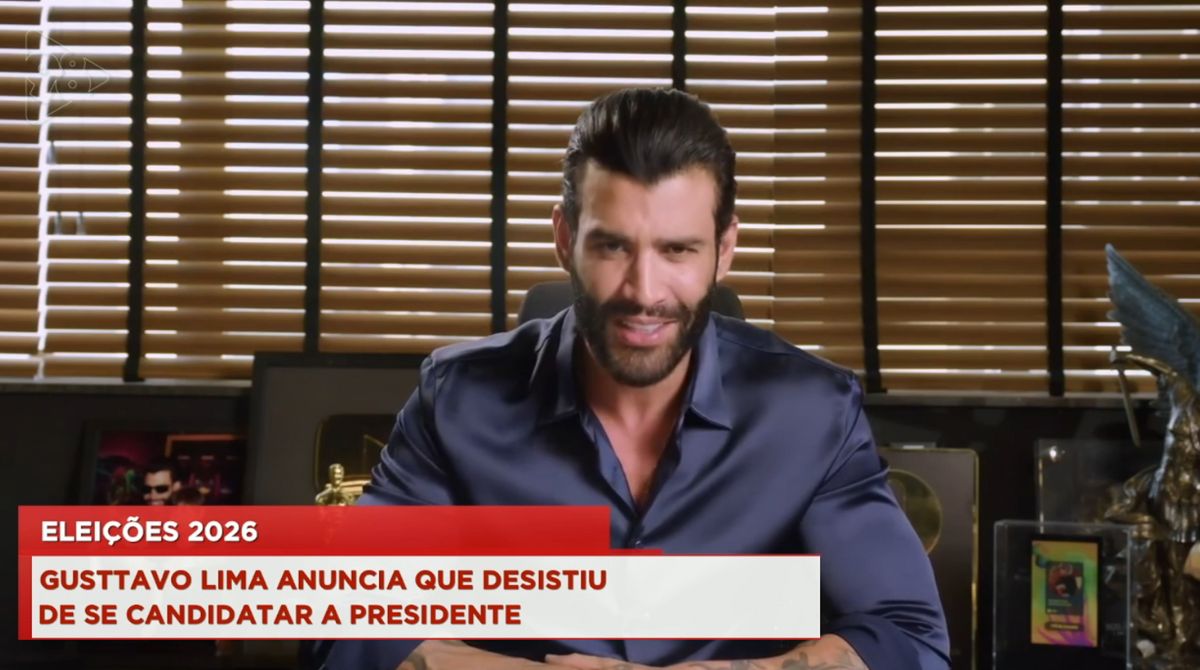 Gusttavo Lima desiste de candidatura
