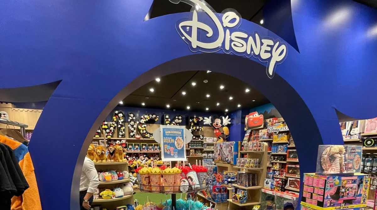 entrada de loja da disney