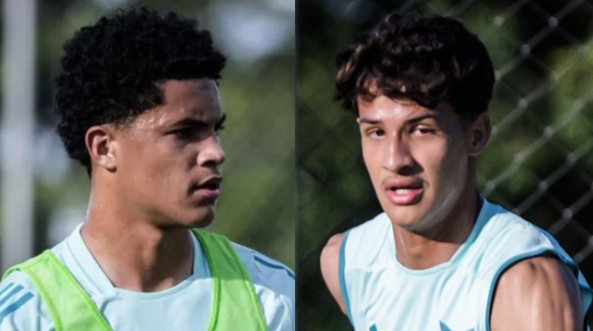 Kauã Prates e Murilo Rhikman, jogadores da base do Cruzeiro