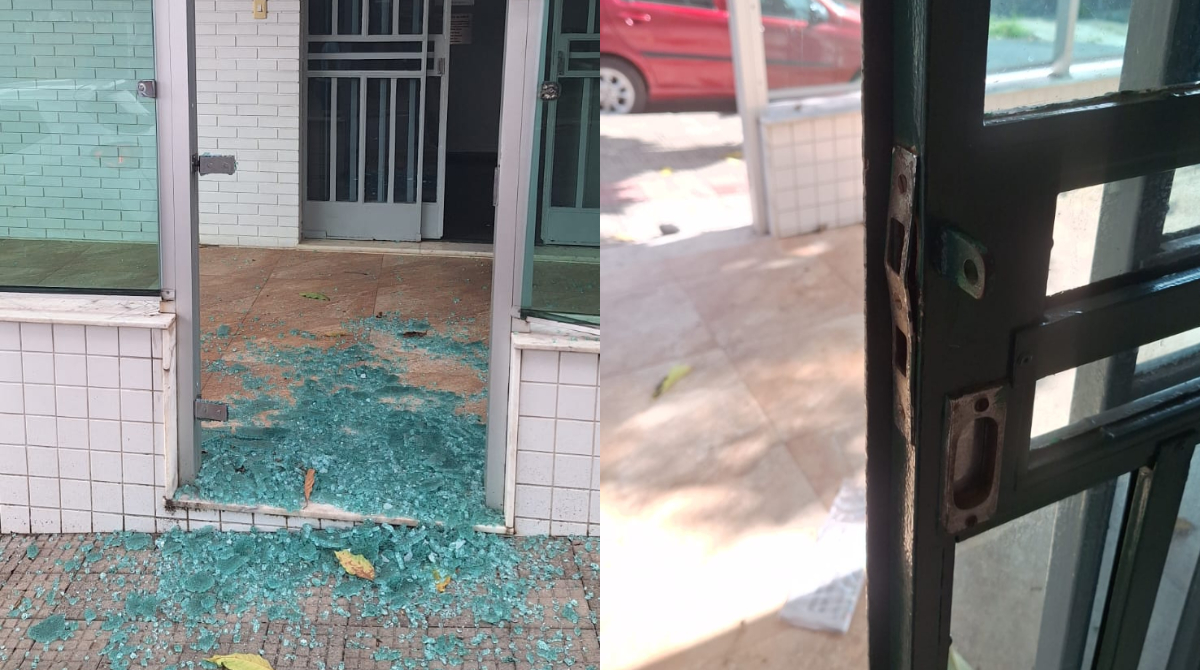 estragos feitos por ladrão na sede dos cronistas