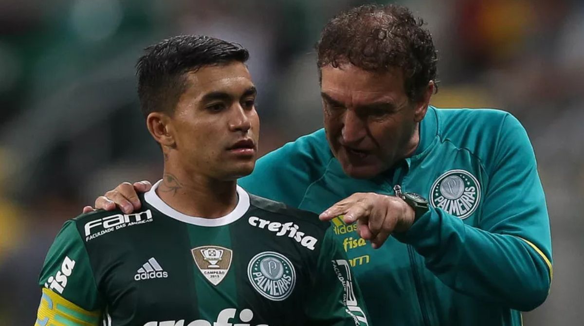 Dudu e Cuca, quando pertenciam o Palmeiras