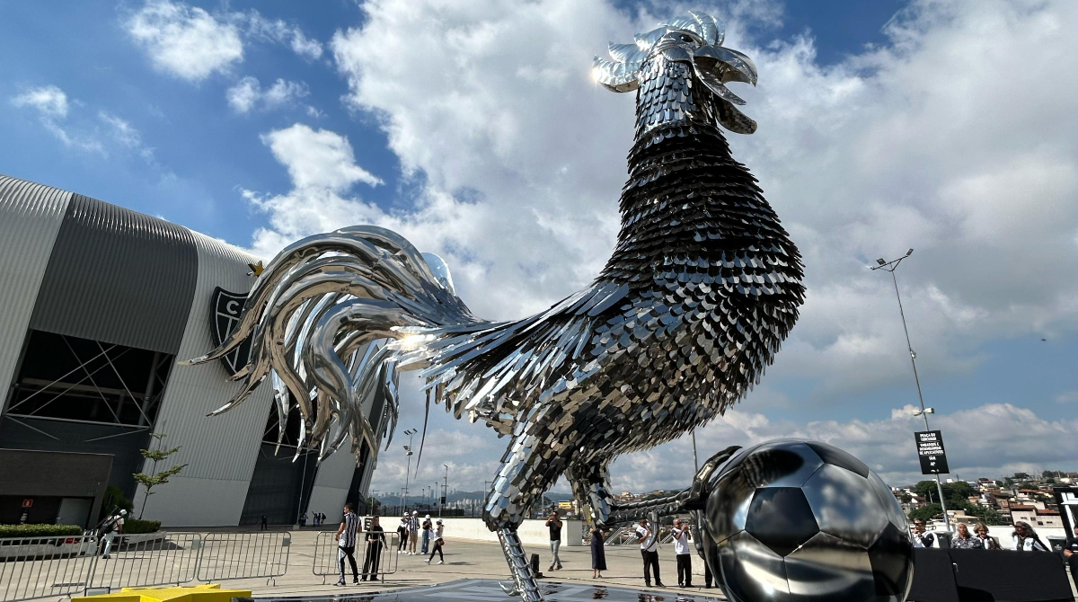 escultura galo gigante