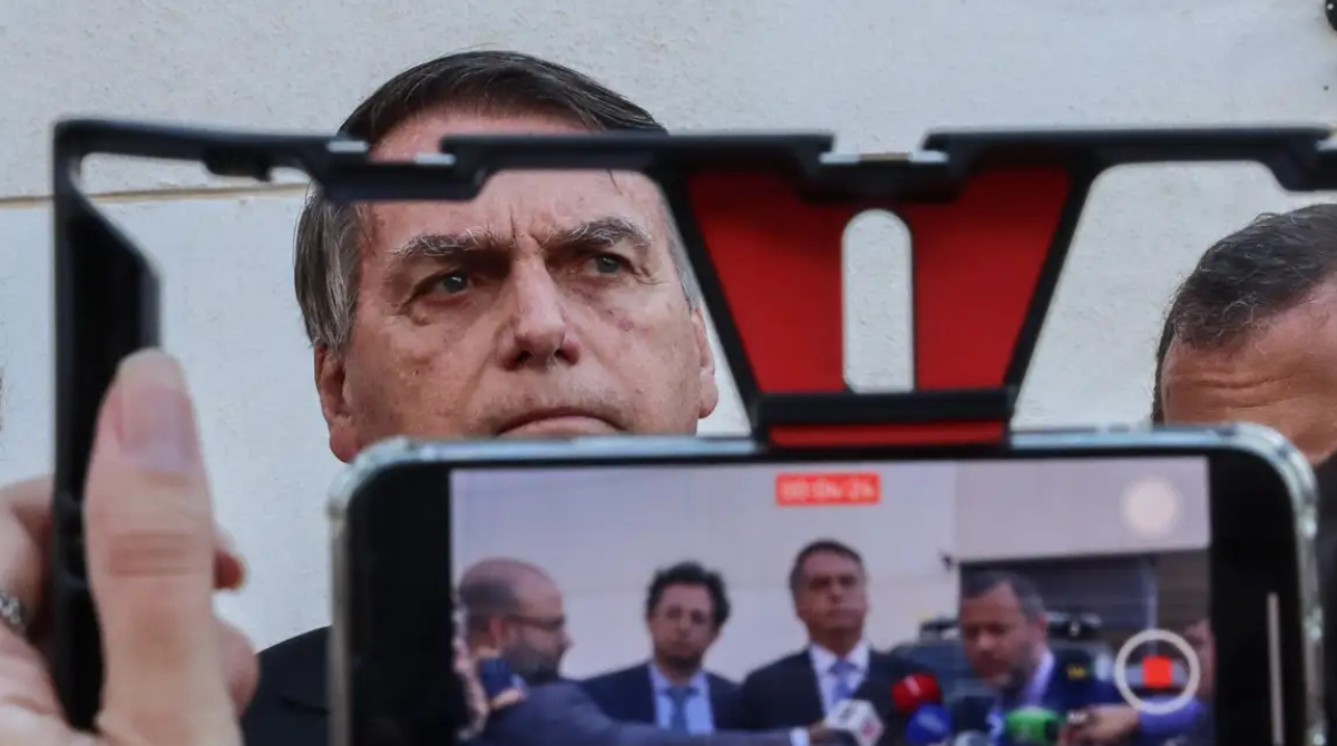 O ex-presidente Jair Bolsonaro