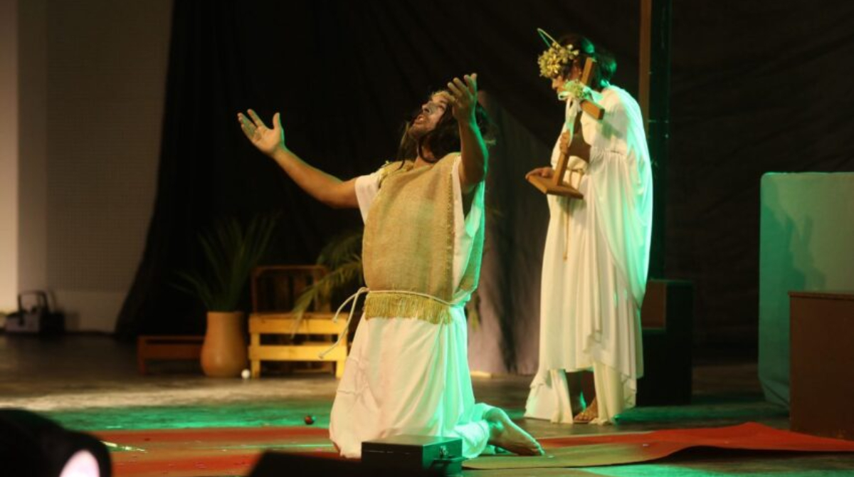 encenação paixão de cristo