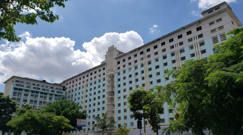 Imagem da fachada da Santa Casa BH