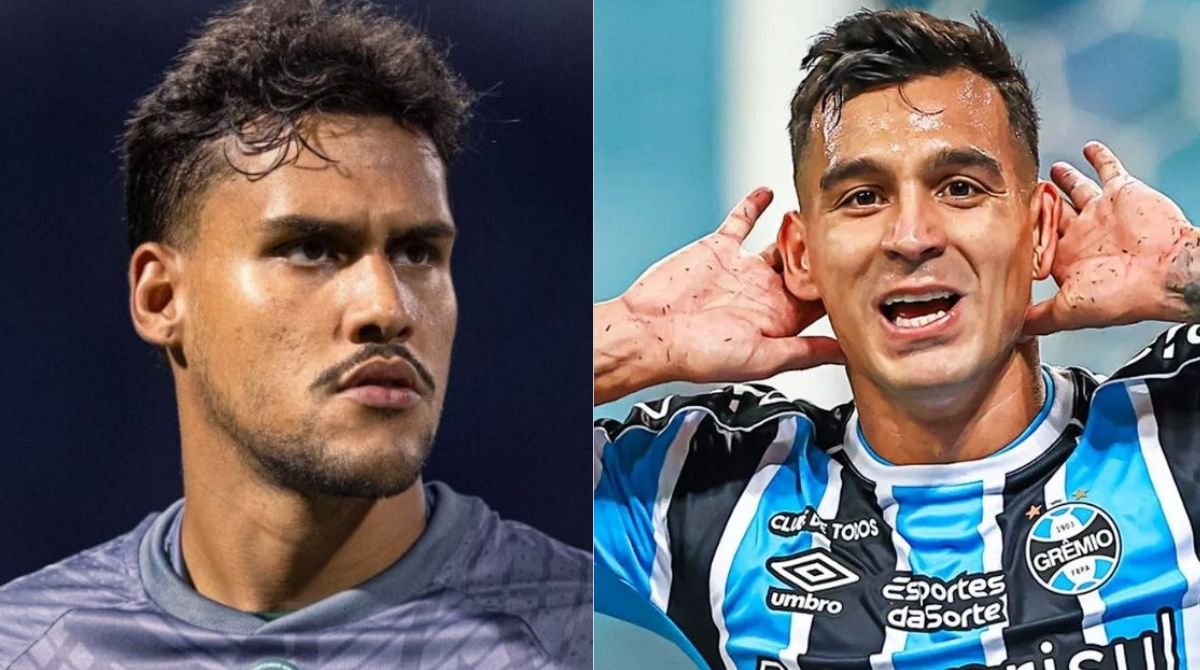 Uma foto de Cristaldo e uma de Matheus Mendes