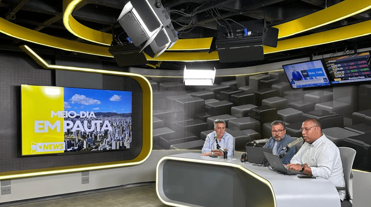 Álvaro Damião no programa Meio dia em Pauta da 98 News