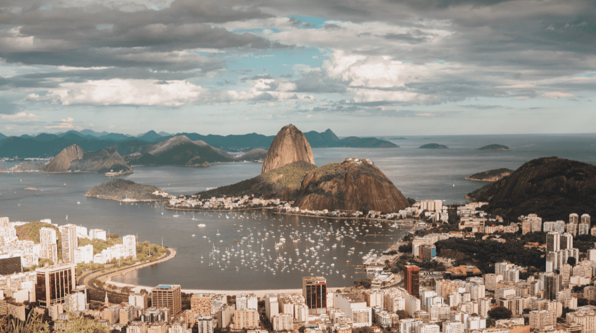 Vista aérea do Rio de Janeiro