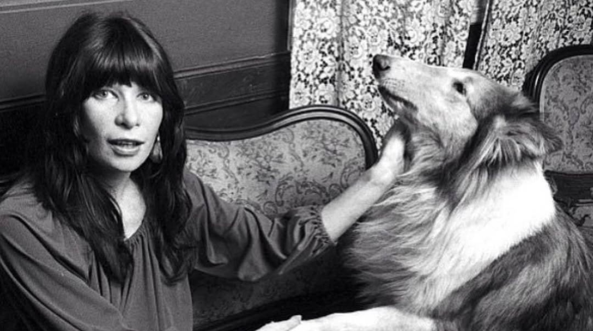 Rita Lee com cachorro