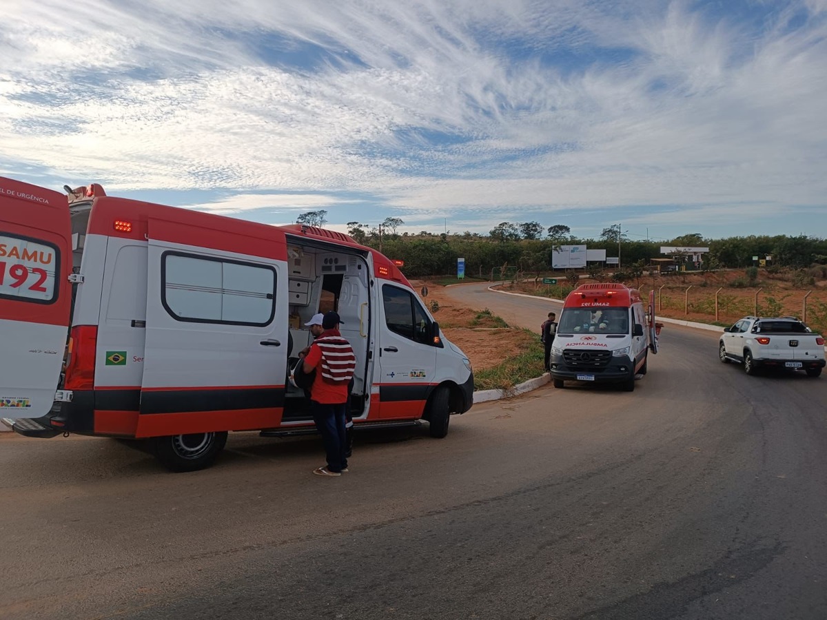 Vítimas foram atendidas por equipes do Samu Macro Norte