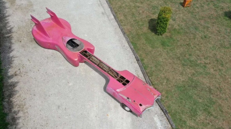 Carro Guitarra rosa de Elvis Presley