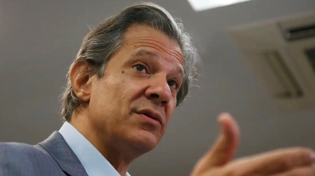 O ministro da fazenda, Fernando Haddad.