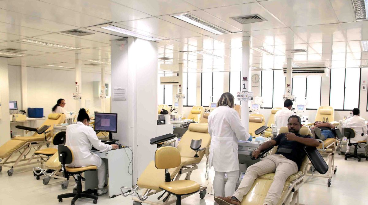 Doação de sangue hemominas