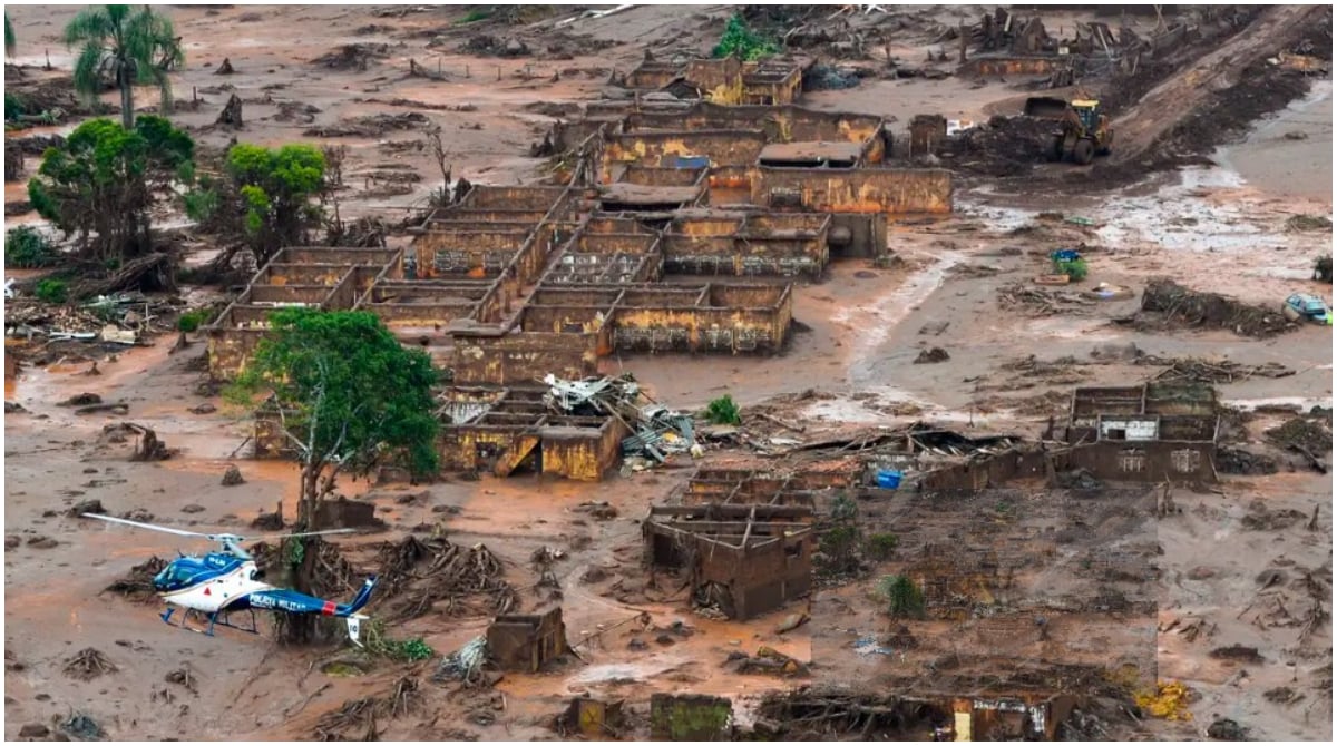 rompimento de barragem em mariana