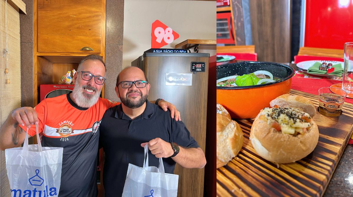 A COZINHA DO MATULA 98 RECEBE ESPETINHOS DO PAULÃO, CAMPEÃO DO COMIDA DI BUTECO EM 2024 E 2025
