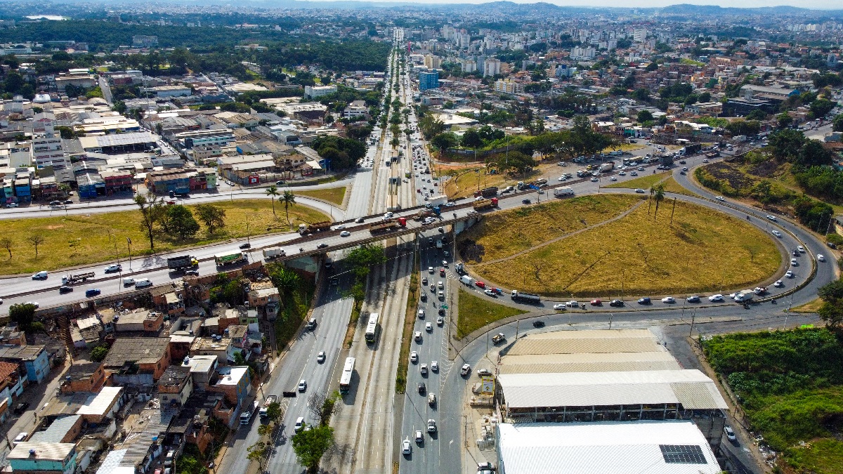 Imagem aérea do Anel Rodoviário