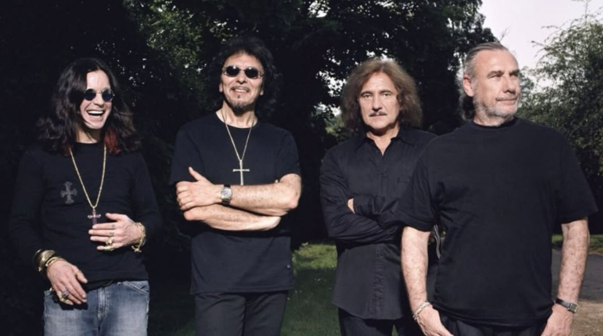 Ozzy Osbourne, Tony Iommi, Geezer Butler e Bill Ward, do Black Sabbath