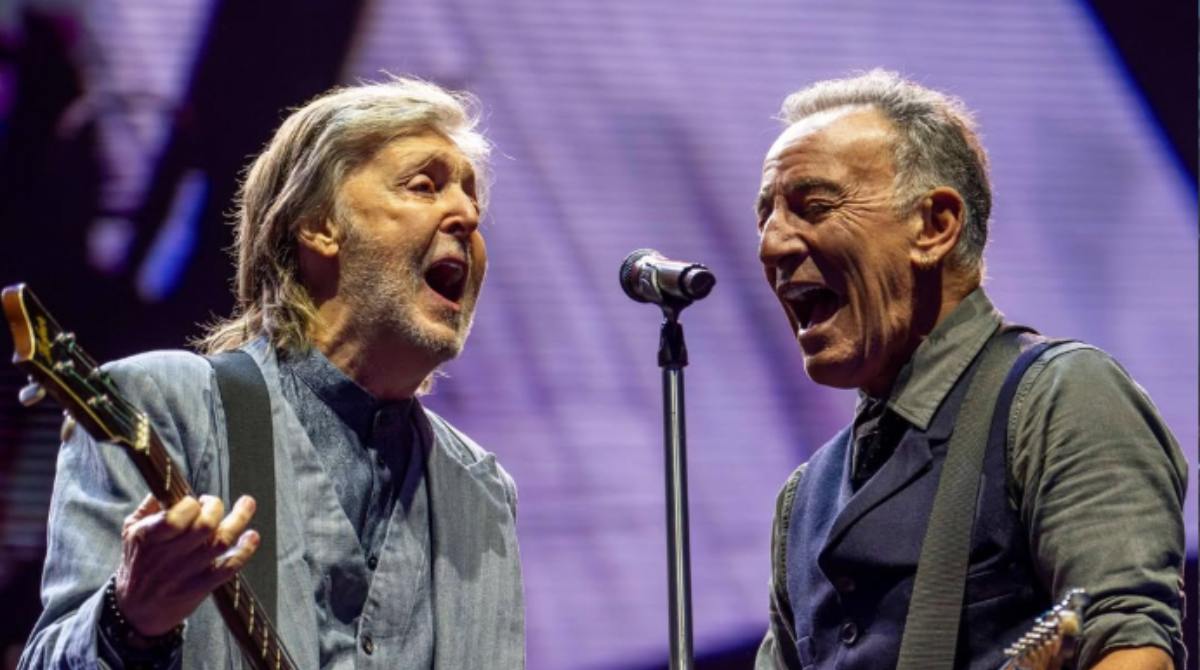 Paul McCartney e Bruce Springsteen