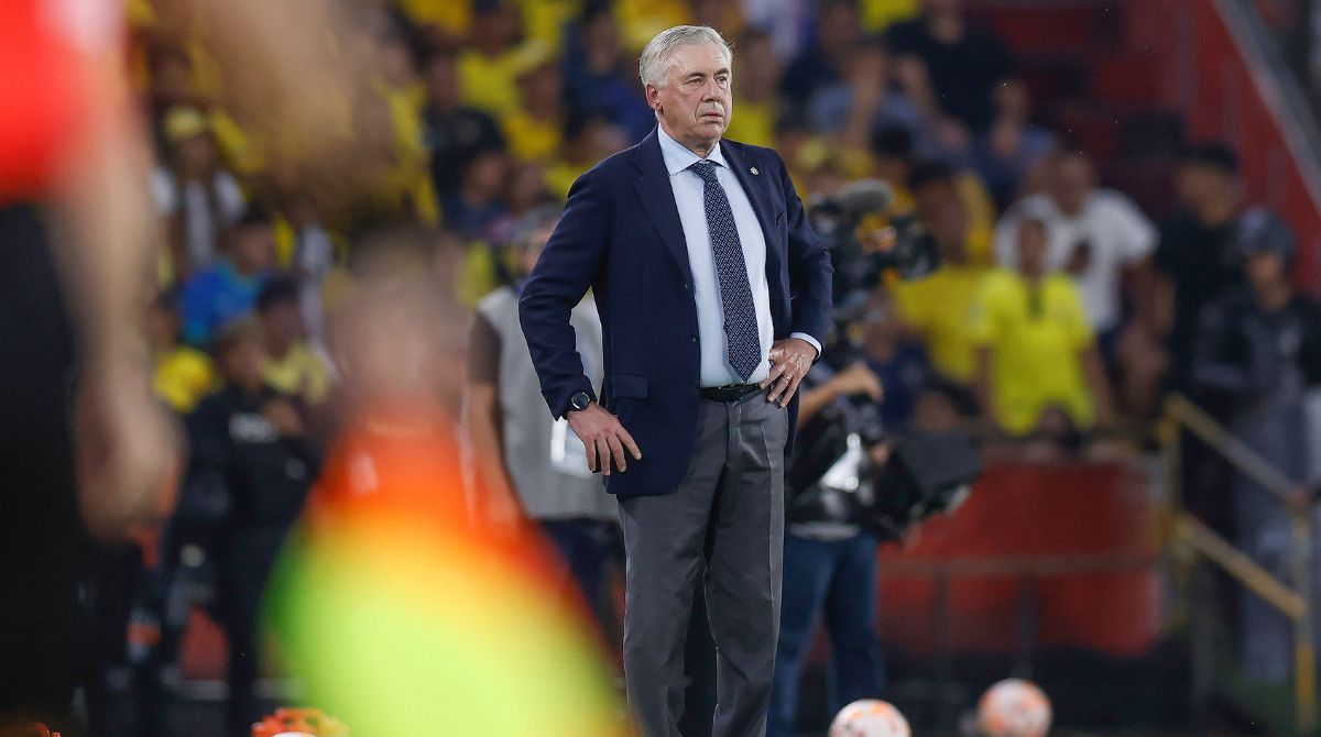 Carlo Ancelotti em estreia pelo Brasil