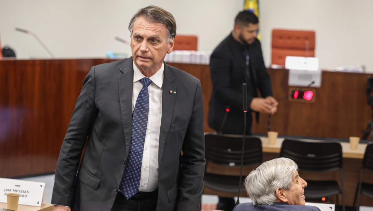 Bolsonaro em interrogatório no STF