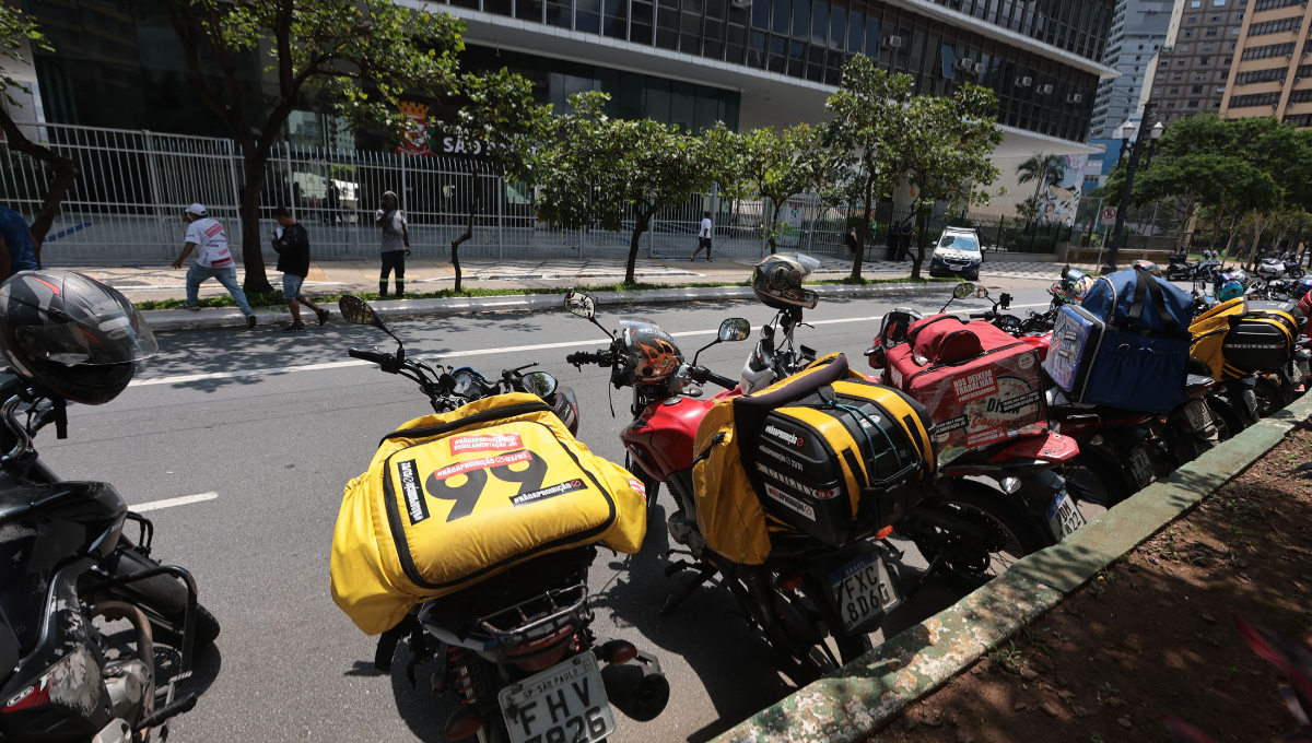 Motocicletas de entregadores