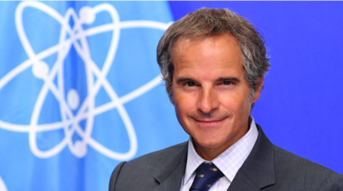 diretor-geral da Agência Internacional de Energia Atômica (AIEA), Rafael Mariano Grossi