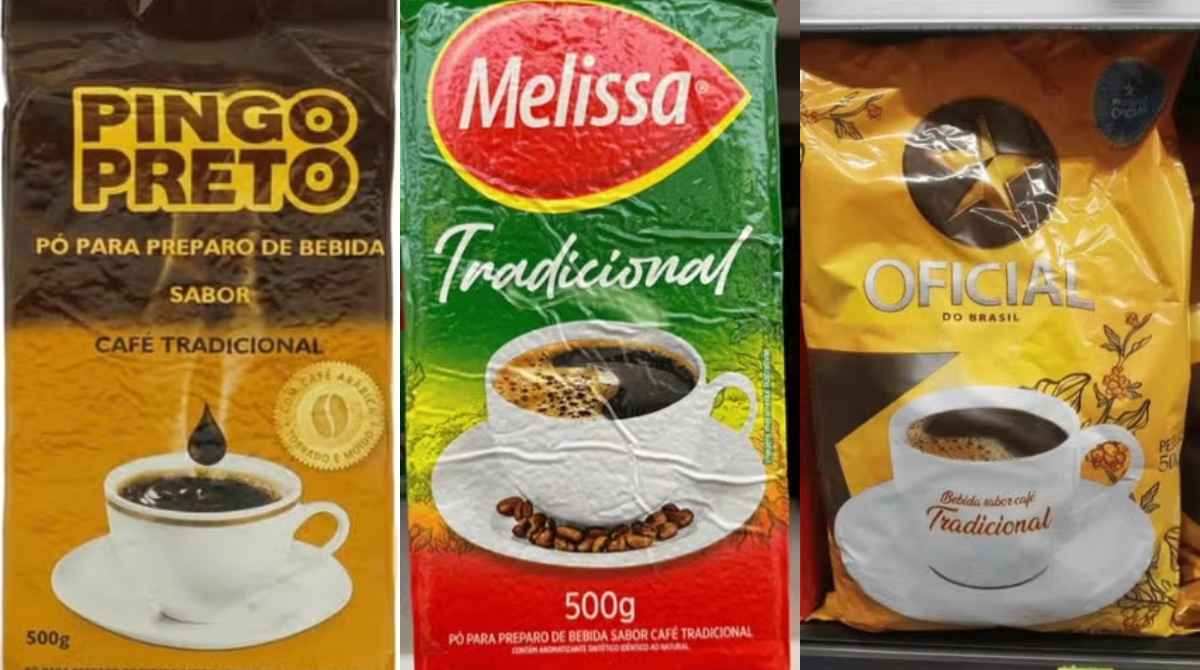 marcas de café a serem recolhidas