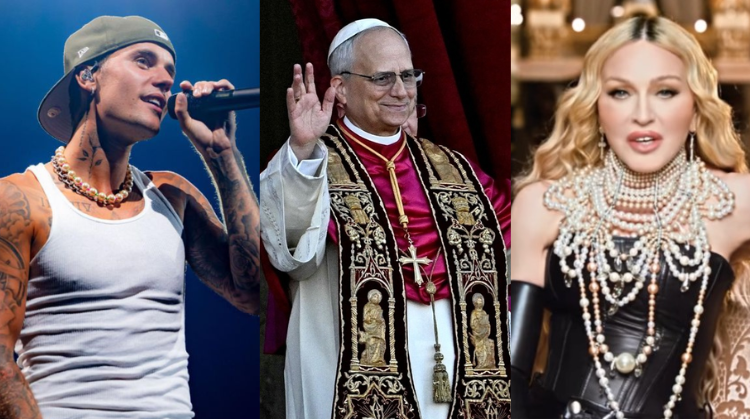 Justin bieber, papa leão e madonna estão na mesma árvore genealogica