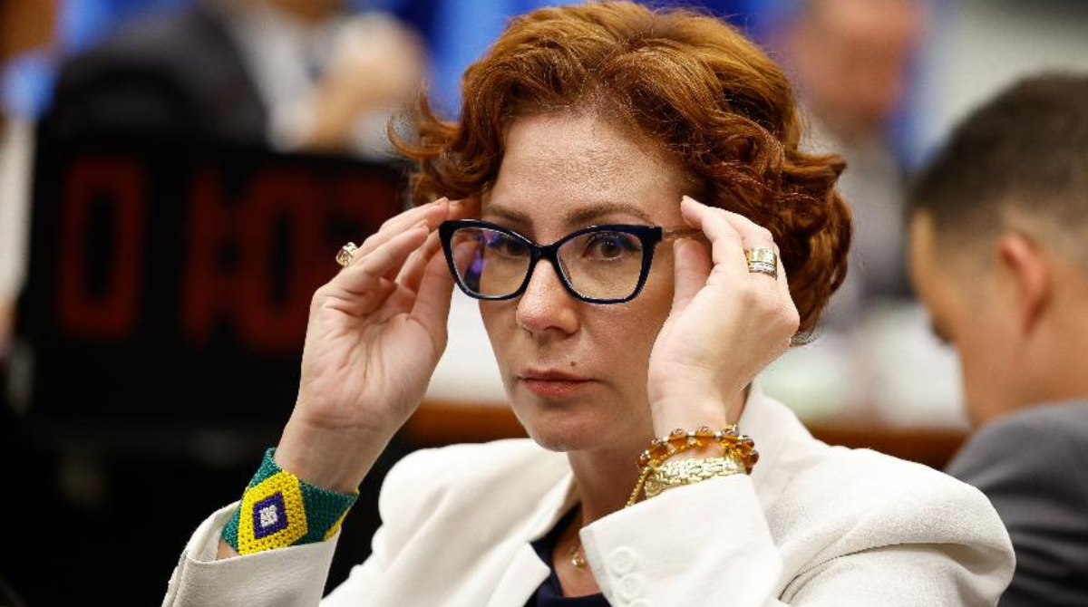 A deputada Carla Zambelli