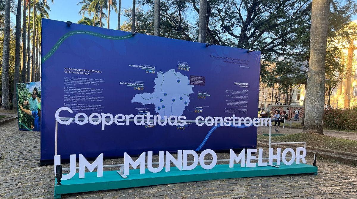 Projeção mapeada celebra o Ano Internacional das Cooperativas em pontos icônicos de BH