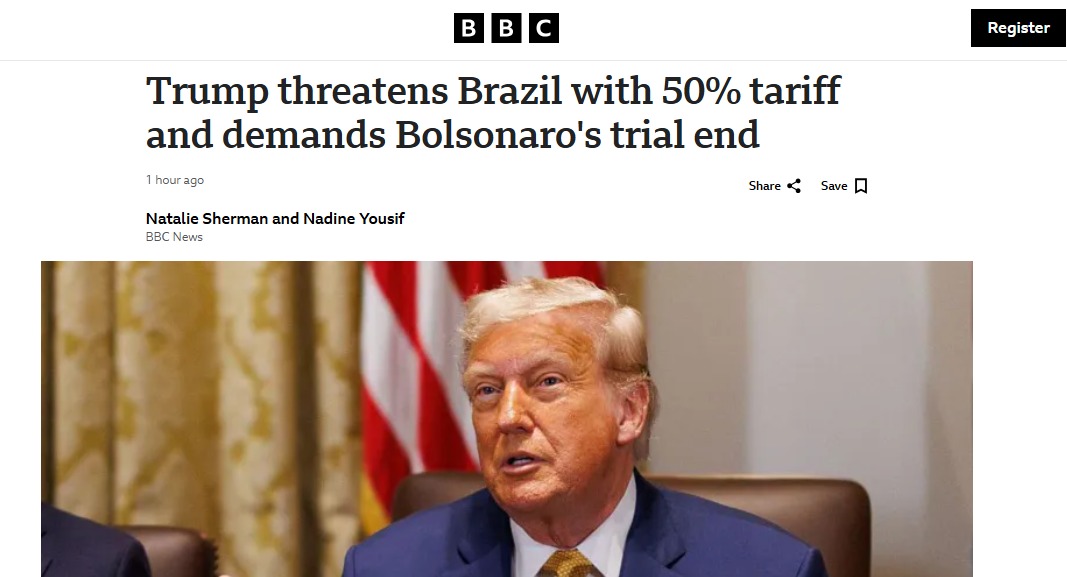 repercussão trump